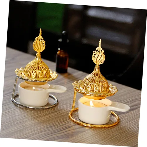 Miniatura 3 de Tealight - Calentador de cera para velas y quemador de aceite esencial, quemador de aceite para decoración del hogar perfumada