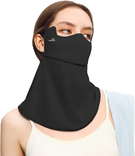 Protección solar para la cara, bufanda para el cuello, polaina para mujer, UPF 50+, máscara de verano anti-UV, cubierta facial transpirable SLF5M119T