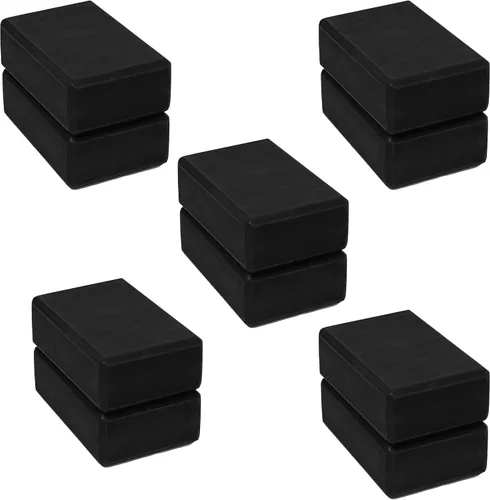 Bloque de yoga de 3 pulgadas, paquete de 10 bloques de yoga de espuma EVA a granel, ladrillo de yoga firme y de apoyo, espuma de equilibrio para