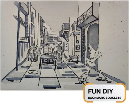 Miniatura 4 de Mud & Sand - Marcapáginas texturizadas (paquete de 2) – Papel mixto suave de 240 GSM para bocetos, acrílico, tinta, carbón y pasteles Barro y arena
