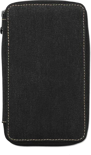 Speedball Art Products - Estuche de almacenamiento de lona para lápices, marcadores, bolígrafos y suministros de arte, negro, capacidad para hasta