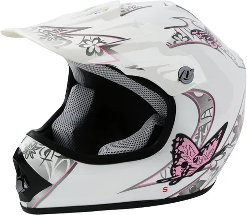 Miniatura 5 de TCT-MT - Casco juvenil/adulto + gafas + guantes DOT azul/rosa para niños, casco para ATV, casco para moto cross y campo traviesa en tallas S a XL