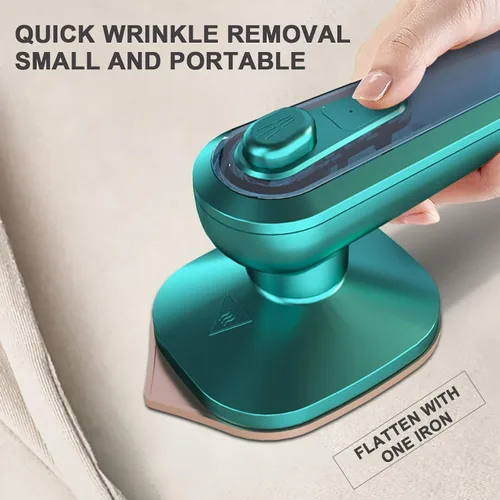 Miniatura 6 de Vaporizador de mano para ropa, mini máquina de planchar con tanque de agua de 3.4 fl oz, vaporizador de mano para viajes húmedos y secos, plancha