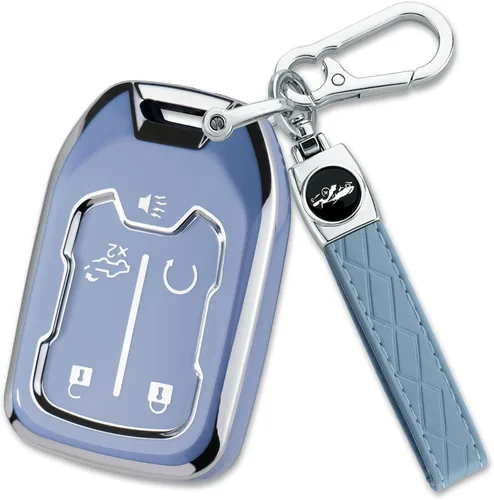 Joouheax Key Fob Cover for Chevy Suburban Tahoe GMC Sierra Yukon Acadia Terrain 2016-2025 Accessories