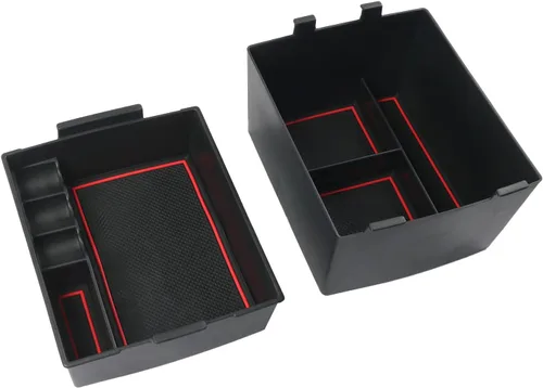 Miniatura 21 de SHAOHAO para Ford Maverick 2024 2025 Organizador de Consola Central, Compatible con Accesorios Ford Maverick 2022 2023 2024 2025 XL, XLT, Lariat