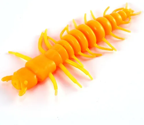 Miniatura 14 de Dr.Fish Paquete de 8/20 señuelos de pesca suave Hellgrammite cebo de gusano de 2 ''/3 pulgadas de agua dulce Bass Pesca Señuelos de plástico Grub