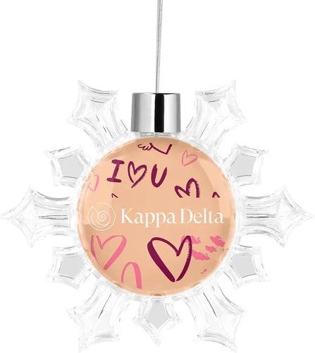 Miniatura 13 de Kappa Delta Sorority - Adorno para árbol de Navidad, diseño de copo de nieve, decoración para fiesta de árbol, hogar, vacaciones (Kappa Delta #10)