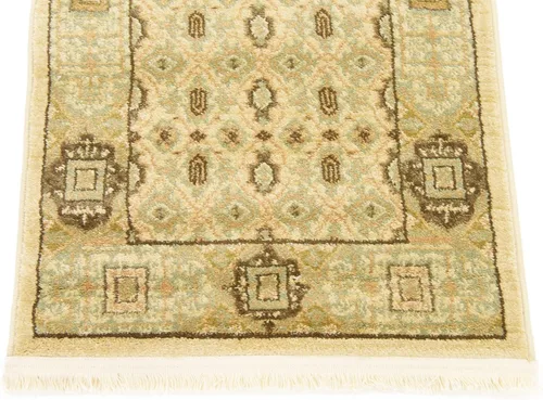 Miniatura 4 de Unique Loom Palace Collection - Alfombra de área Jefferson (2 pies x 3 pies 1 pulgada, rectangular, crema/caramelo)