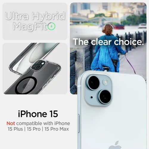 Miniatura 171 de Spigen Funda para iPhone 13 Mini, ultra híbrida MagFit [antiamarilleo] [compatible con Magsafe] - Transparente