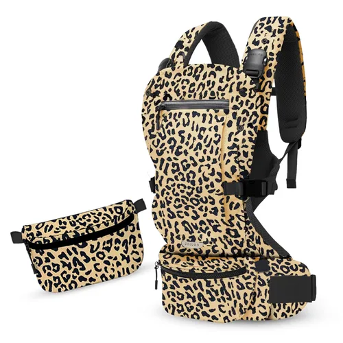 Colugo Portabebés - Portabebés para recién nacidos a niños pequeños, ajustable, ligero, transpirable para recién nacidos hasta 33 libras (niño Wild