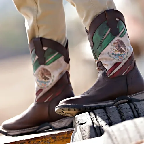 Miniatura 3 de CEBU Botas vaqueras Thunder Western para hombre - Punta cuadrada