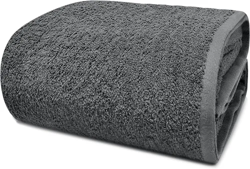 Miniatura 50 de DAN RIVER Paquete de 1 toalla de baño jumbo de 40 x 80 pulgadas, toallas de baño extragrandes de secado rápido para baño, toallas suaves y Verde