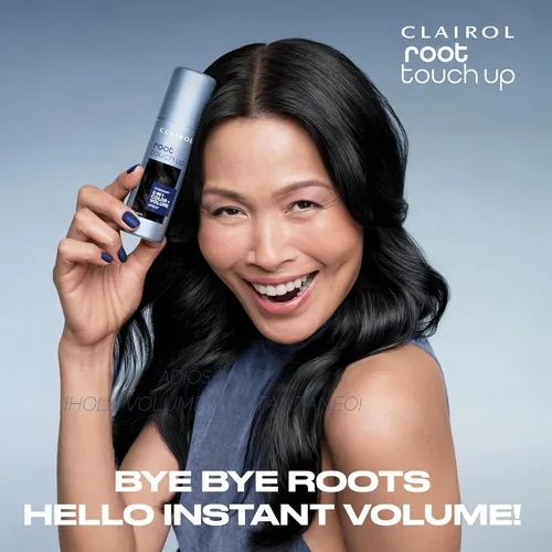 Miniatura 7 de Clairol Color de retoque de raíces + volumen 2 en 1 spray temporal, color de cabello negro, paquete de 2