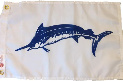 Miniatura 16 de Taylor Made Products - Bandera de captura de pescador, banderín de pez, nailon, 12 x 18 pulgadas