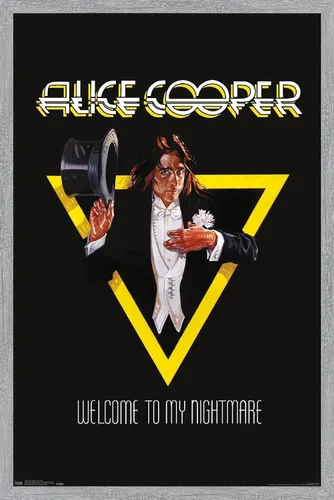Miniatura 11 de Trends International Alice Cooper - Póster de pared de bienvenida, 14.725 x 22.375 pulgadas, versión enmarcada de madera de granero