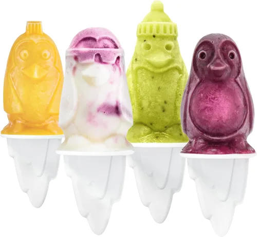 Tovolo - Moldes para paletas heladas, motivo yeti, Pingüino, Blanco
