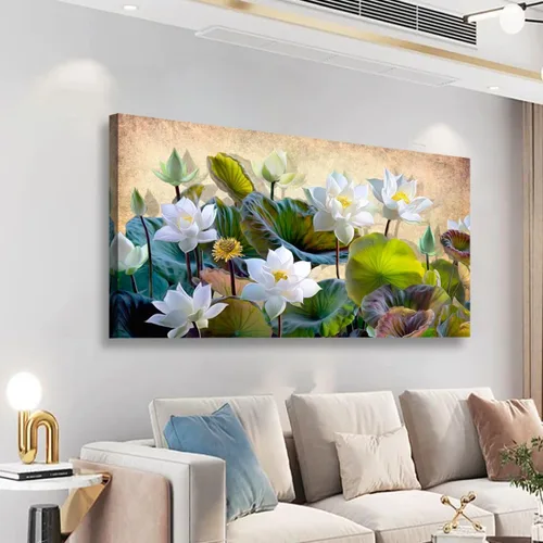 Miniatura 13 de Arte de pared de paisaje, impresiones en lienzo de paisajes naturales, decoración del hogar, bosque verde, pintura de árboles para sala de estar
