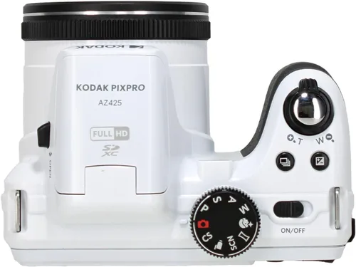 Miniatura 4 de Kodak PIXPRO AZ425 - Cámara digital para vlogging de 20 MP (blanco) zoom óptico 42X, paquete de lentes gran angular de 0.94 pulgadas con tarjeta