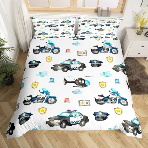 Miniatura 13 de Erosebridal Juego de ropa de cama de tractor de construcción para niños, niños, adolescentes, diseño de camiones y excavadoras, tamaño individual