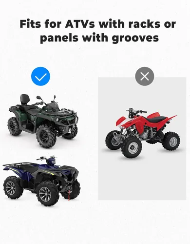 Miniatura 5 de KEMIMOTO Bolsas de Almacenamiento para ATV con Bolsa Refrigeradora, 76L Bolsas Grandes para ATV Bolsa para Portaequipajes Trasero, Bolsas Mejoradas