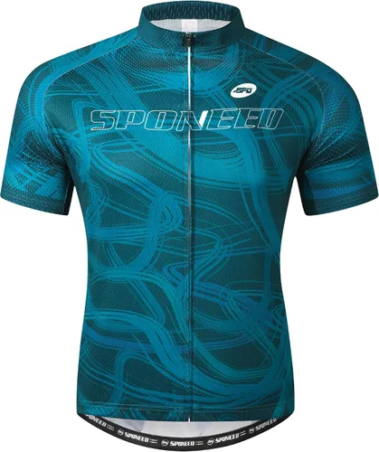 Miniatura 72 de sponeed - Jerséis de ciclismo para hombre, tops, camisas de ciclismo, manga corta, atuendo de ciclismo, chaqueta de ciclismo de cierre completo
