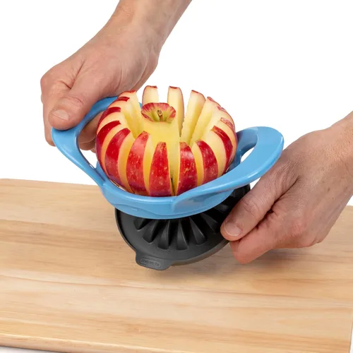 Miniatura 5 de PrepWorks by Progressive - Cortador y descorazonador fino de manzana de 16 rebanadas apto para lavavajillas con cubierta de seguridad adjunta