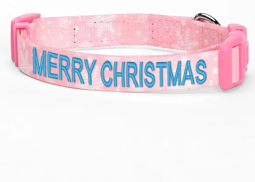 Miniatura 50 de Collar para mascotas Pawtitas, de 6 pies, suave, ajustable, color sólido, de nailon. El collar y arnés a juego para perros y cachorros, se venden
