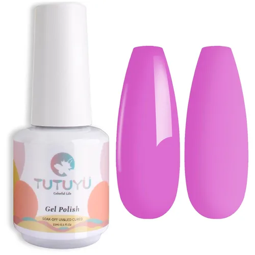Miniatura 43 de Esmalte de uñas en gel color púrpura oscuro de medianoche - 15ml de esmalte de uñas en gel Jelly color morado negro, color traslúcido