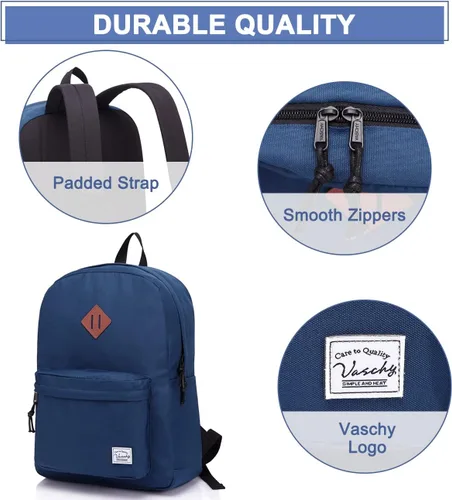 Miniatura 4 de Mochila ligera Vaschy, de 5.28 galones, impermeable, plegable para deportes como senderismo, Azul, M