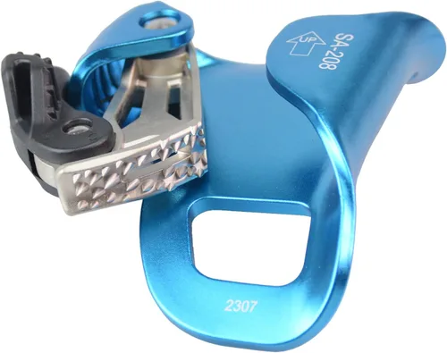 Miniatura 4 de Ascensor de pecho de escalada mejorado, equipo de rapelado fuerte con certificación CE de 220.5 lbs con dientes inoxidables afilados para escalada