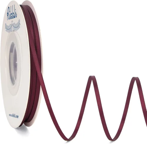 Miniatura 28 de Ribbli - Cinta de satén de doble cara dorada, 1/8 pulgadas x 50 yardas, uso para ramo de lazos, envoltura de regalos, decoración de tarjetas