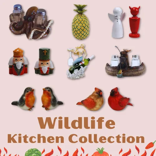 Miniatura 8 de Comfy Hour Dúo decorativo de salero y pimentero de pulpo, hecho a mano artesanal, soporte para mesa de cocina, incluye 2 botellas de vidrio, resina