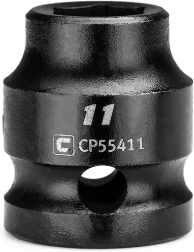 Miniatura 26 de Capri Tools - Llave de vaso de impacto corto de 27 mm, 1/2 pulg. de conducción, 6 puntos, métrica