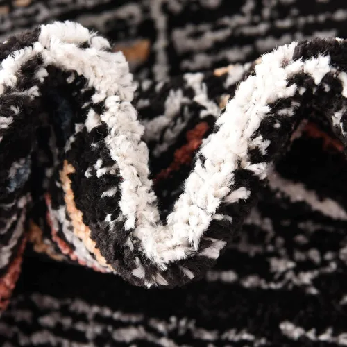 Miniatura 7 de Unique Loom Aramis Collection - Alfombra rectangular de 2 pies x 3 pies 1 pulgadas, color negro