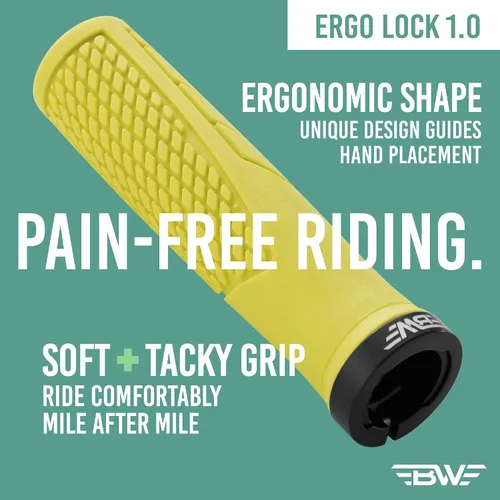 Miniatura 6 de Ergo-Lock 1.0 Grips - Puños de manillar de bicicleta MTB con bloqueo doble - Múltiples opciones