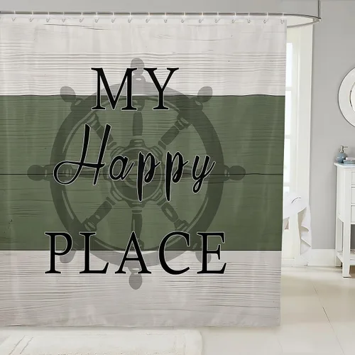 Miniatura 12 de Erosebridal American Flag Shower Curtain 72" Wx72 L Army Green Camo Waterproof Bathroom Curtains Bear Claw Hunting Theme Bathroom Shower Curtain