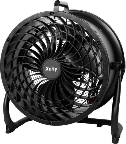 Miniatura 12 de Xcity Ventiladores de piso industriales de metal de 12 pulgadas, máximo 1800 CFM, ventilador de alta velocidad resistente con inclinación ajustable
