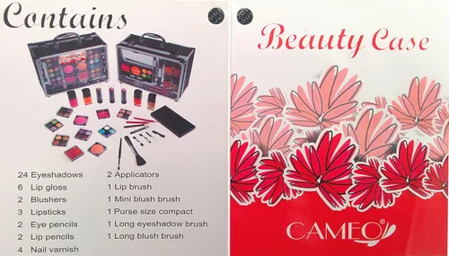 Miniatura 4 de Cameo Kit de maquillaje de tren con estuche de aluminio reutilizable para regalo