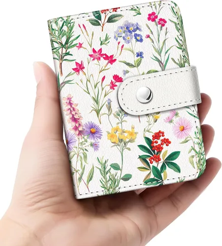 Miniatura 13 de Álbum de Fotos Pequeño Floral Vintage para Películas de 2x3 Pulgadas, 56 Bolsillos Mini Álbum Lindo Libro para Polaroid Fujifilm Instax Mini Cámara