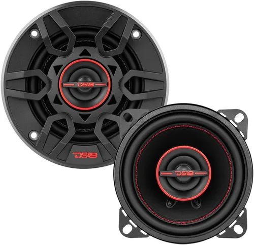 Miniatura 4 de DS18 G4Xi GEN-X - Altavoces coaxiales de 2 vías de 4 pulgadas, 120 vatios de potencia máxima de 4 ohmios con tweeters de cúpula balanceada Mylar