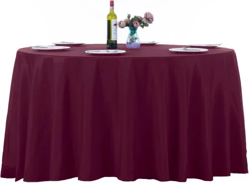 Miniatura 31 de Ascoza Paquete de 2 manteles rectangulares blancos de 60 x 84 pulgadas, tela de poliéster de 4 pies, para bodas, banquetes, restaurantes y fiestas