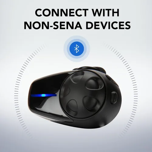 Miniatura 3 de Sena SMH10-10 Sistema de Comunicación de Auriculares de Diadema Bluetooth para Motocicleta/Intercomunicador (Individual)