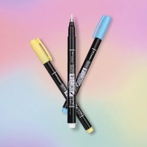 Miniatura 13 de Tombow 56448 Fudenosuke - Bolígrafos de pincel, color pastel, paquete de 6