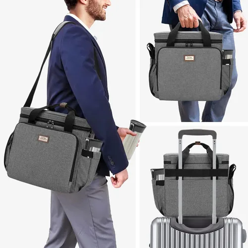 Miniatura 6 de CURMIO Bolsa de viaje para cafetera, compatible con Keurig K-Mini o K-Mini Plus, funda de transporte para cafetera de una sola porción con múltiples