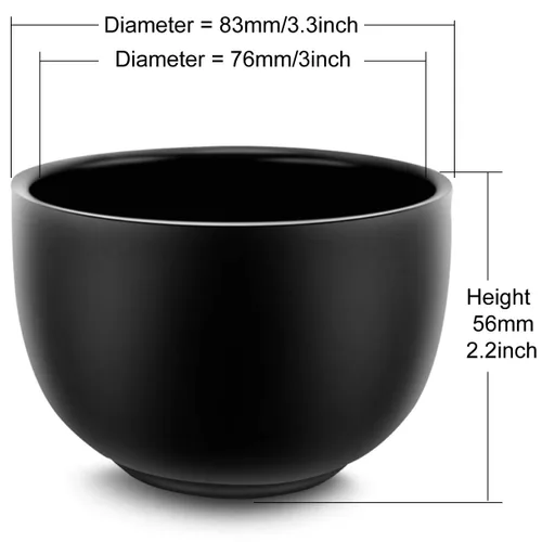 Miniatura 3 de Amazing - Kit de afeitado húmedo para hombre, misterioso juego de afeitado y aseo negro, juego de afeitado pesado de lujo, soporte de afeitar