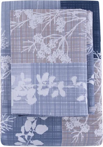 Miniatura 4 de Juego de ropa de cama 100% algodón Callis, juego de 3 fundas de edredón ligeras con cremallera y dos fundas de almohada (barco, individual)