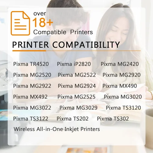 Miniatura 2 de Inktopia Cartucho de tinta de repuesto compatible para Canon PG 245XL 246XL (2 negro 1 tricolor) 245 XL utilizado en impresora PIXMA iP2820 MG2420