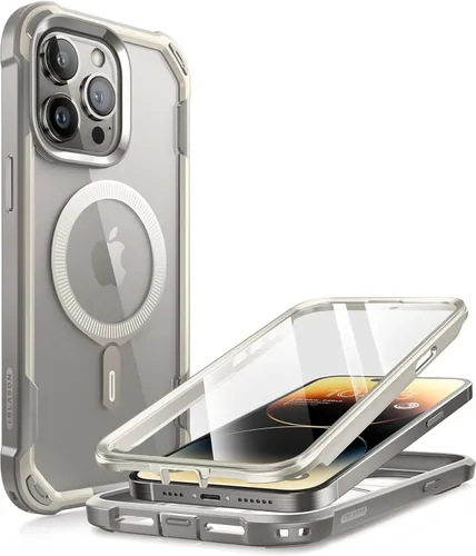 Miniatura 8 de i-Blason Funda para iPhone 15 Pro Max compatible con carcasa MagSafe, funda transparente para teléfono celular, funda protectora robusta [Ares]