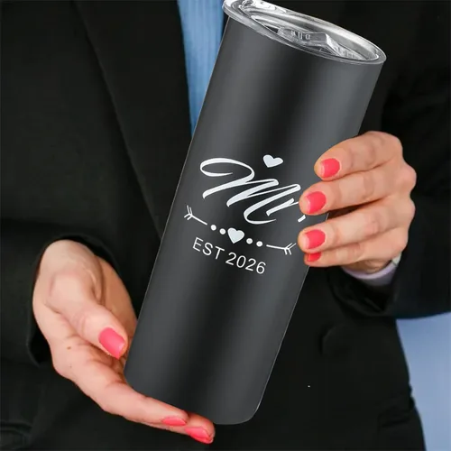 Miniatura 6 de DHQH Juego de Tumblers Mr and Mrs 2026, Regalos de Compromiso y Boda para Parejas Esposa Esposo Futura Novia Recién Comprometidos Tumbler de Viaje