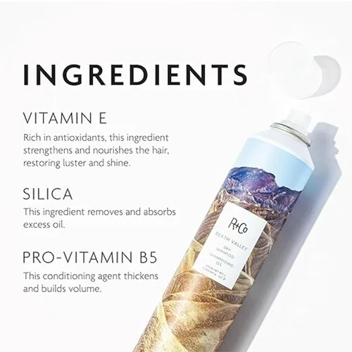 Miniatura 4 de R+Co Death Valley - Champú seco para mujer Añade volumen y cuerpo Vegano, sin gluten y sin parabenos